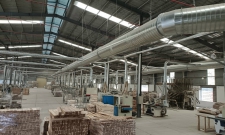 Lắp đặt hoàn thiện hệ thống hút bụi gỗ 100HP tại Đồng Nai