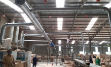 Lắp đặt hệ thống xử lí bụi cho xưởng gỗ tại Đồng Nai 