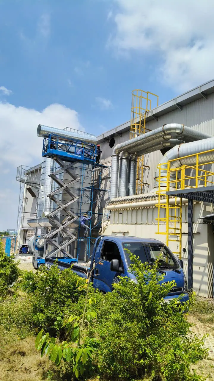 Lắp Đặt Hoàn Chỉnh Hệ Thống Xử Lý Bụi Và Đường Ống Thông Gió Theo Yêu Cầu Khách Hàng